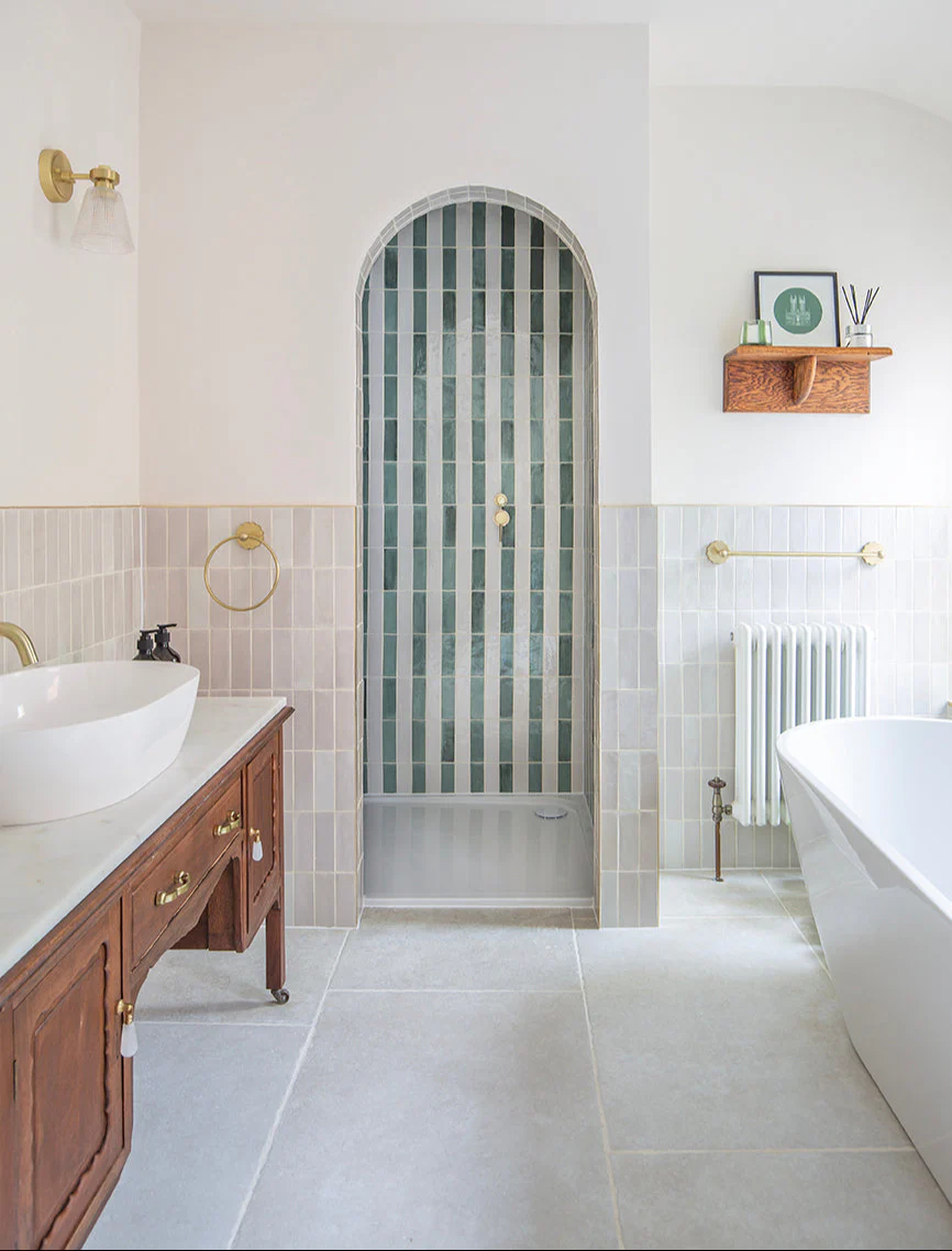 Alnwick Ivory Stone Effect Porcelain Tiles - Image 11