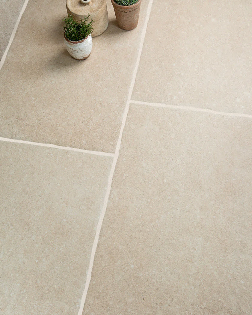 Ancroft Beige Stone Effect Porcelain Tiles - Image 3