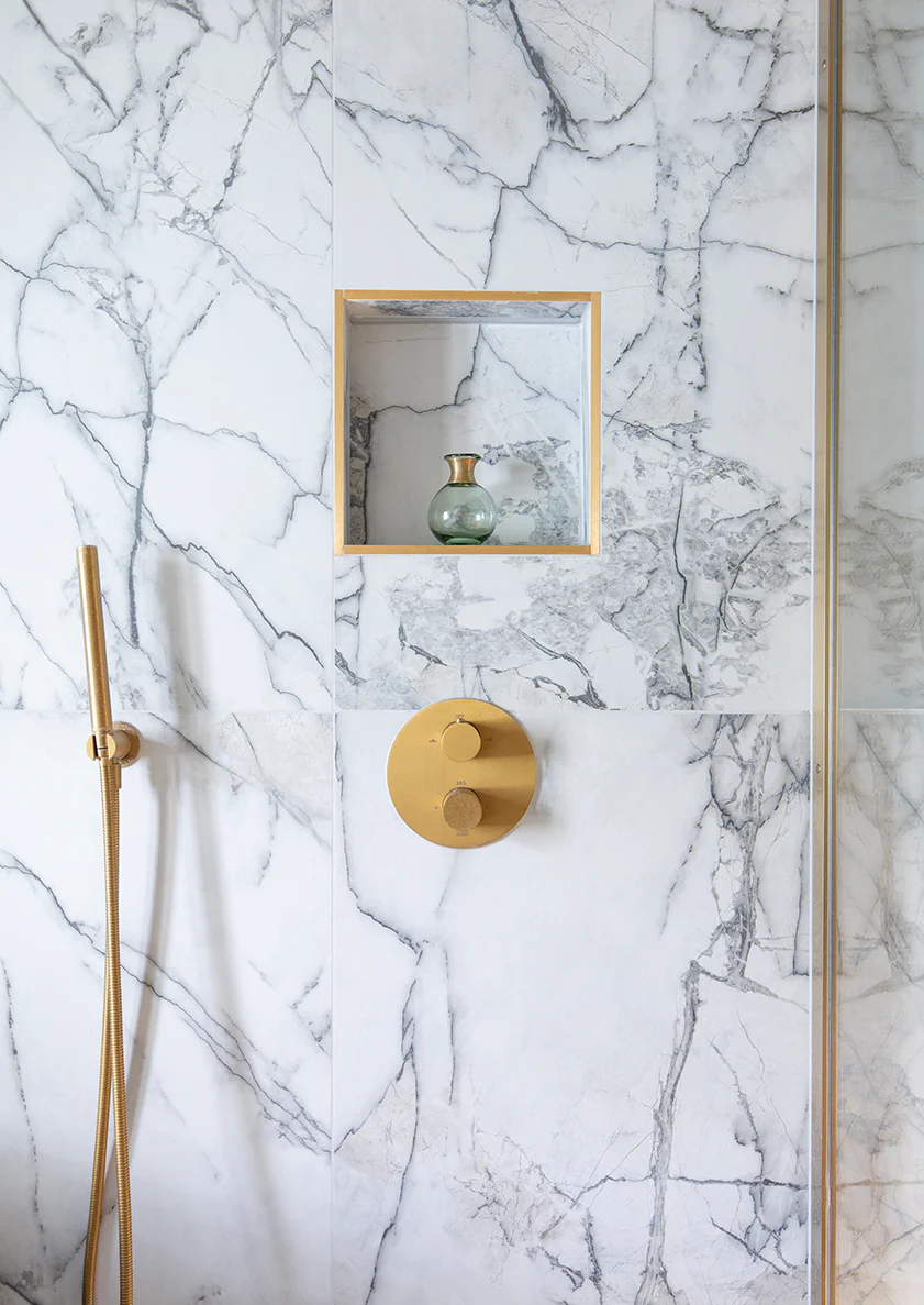 Athena Marble Effect Porcelain Tiles - Image 5
