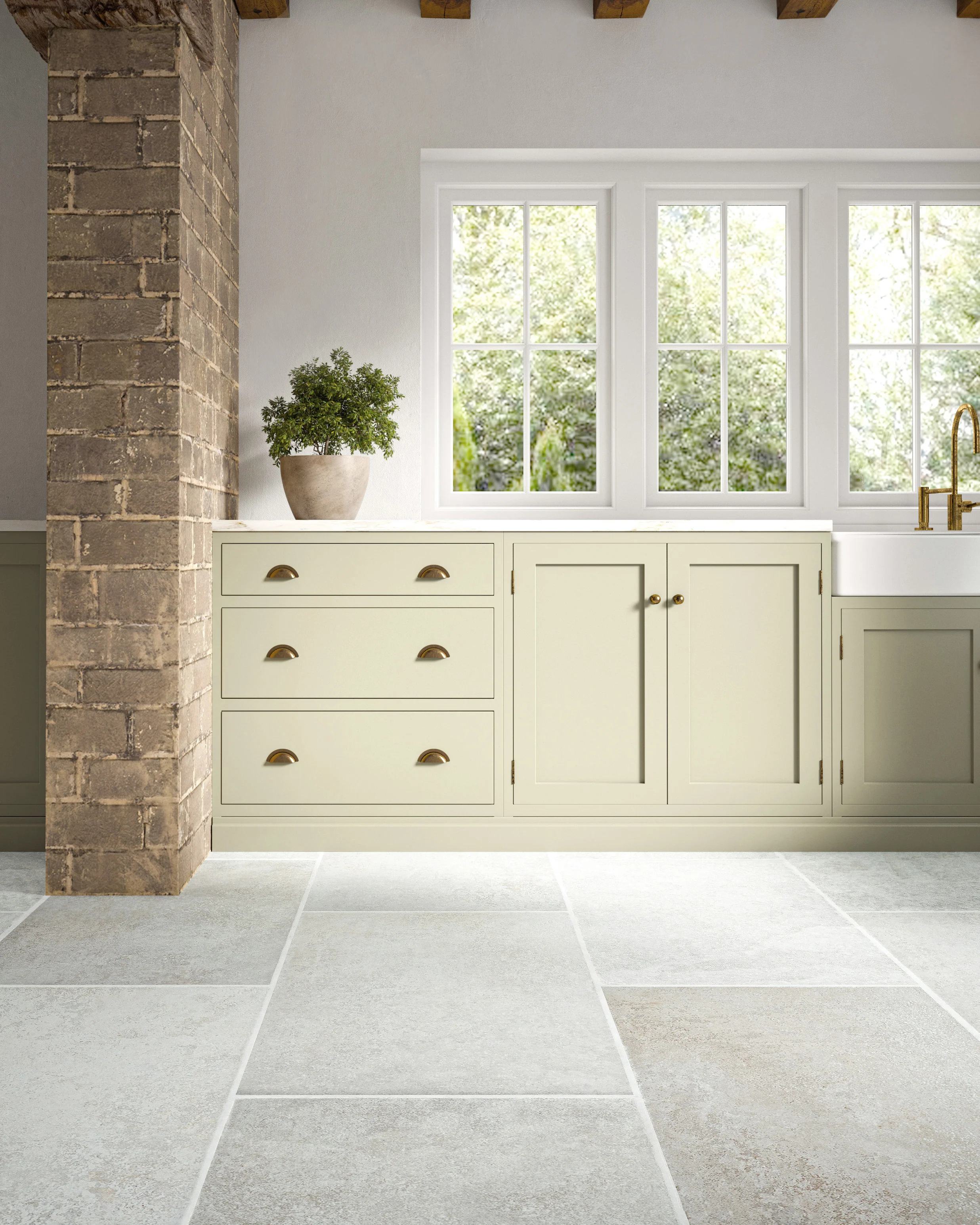 Bayonne Light Rustique Stone Effect Porcelain Tiles - Image 6