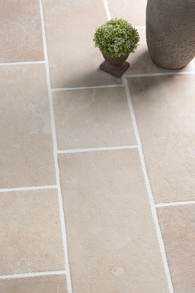 Castello Sand Tumbled Porcelain Tiles - Image 3