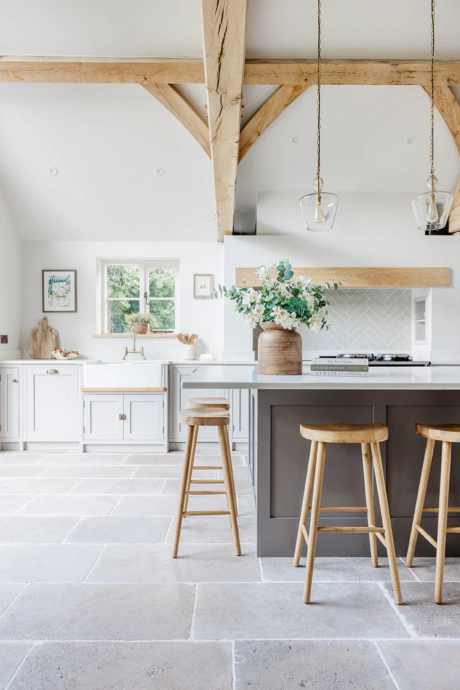 Clermont Gris® Aged Tumbled Limestone Tiles - Image 3