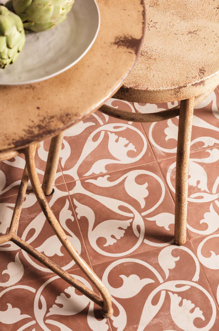 Deia Rojo Decorative Patterned Tiles - Image 3