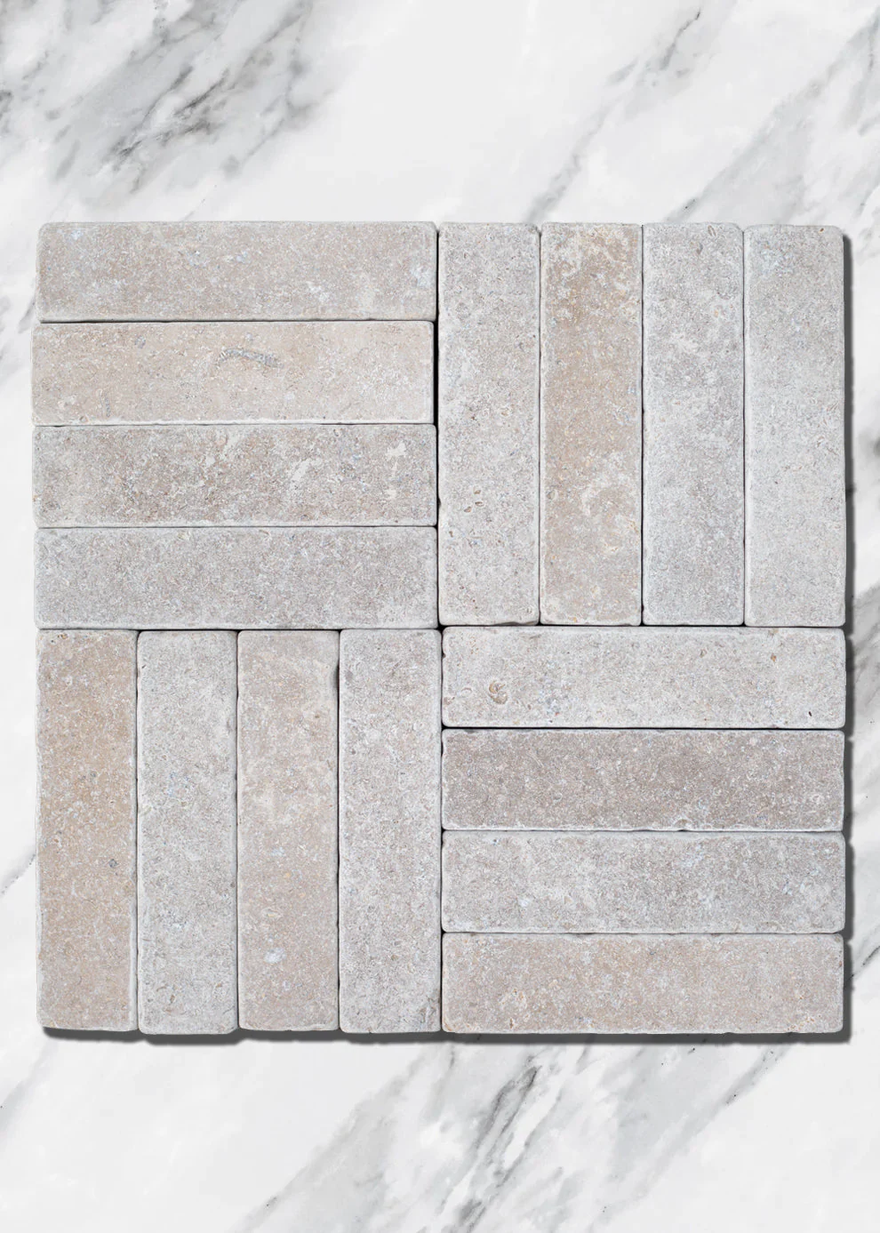 Dijon Tumbled Herringbone Tiles - Image 13