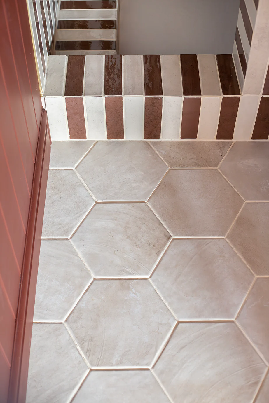 Luella Claret Red Gloss Metro Tiles - Image 5