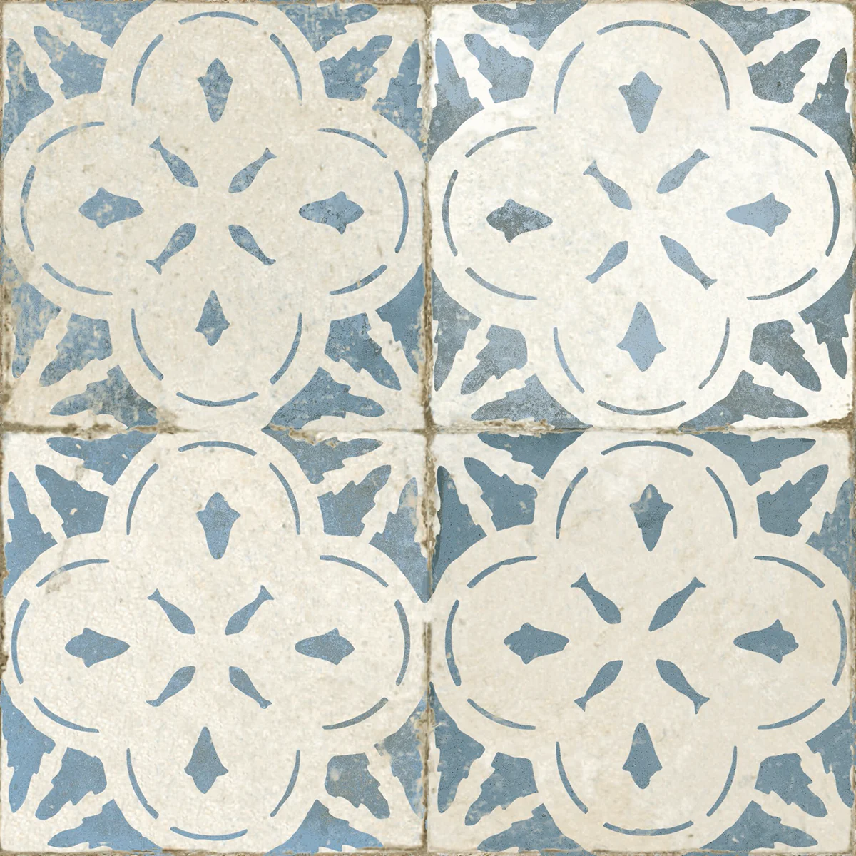 Ophelia Blue Patterned Ceramic Tiles - Image 3