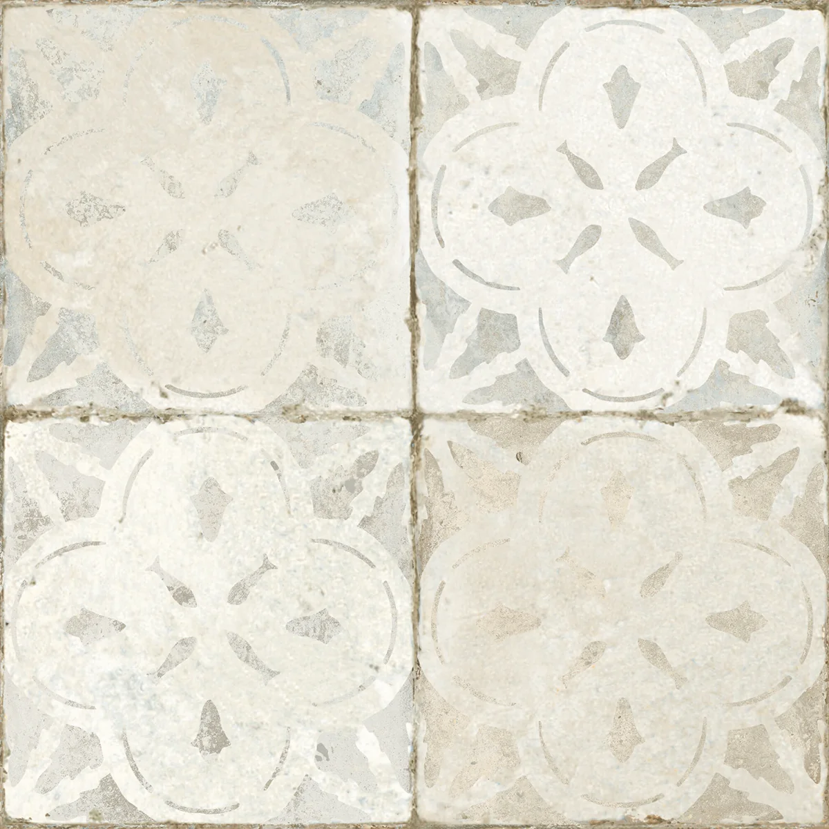 Ophelia White Patterned Ceramic Tiles - Image 8