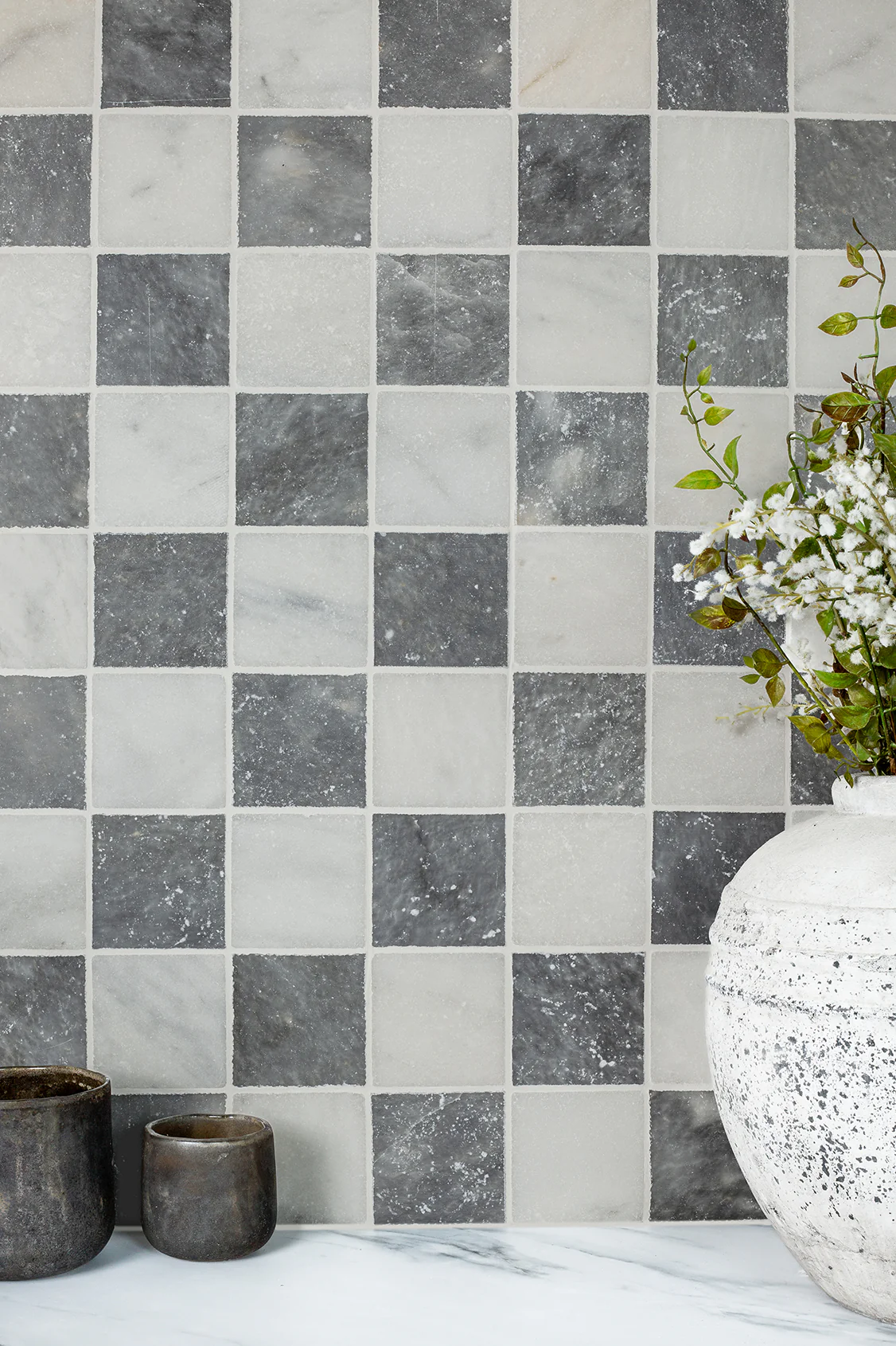 Parisian White Tumbled Marble Tiles - Image 10